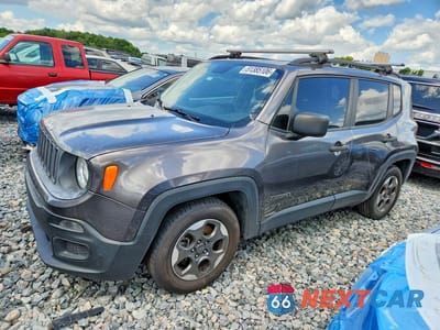 2017 JEEP RENEGADE SPORT ZACCJAAB8HPF42405 - główne zdjęcie licytacji z USA - miniatura