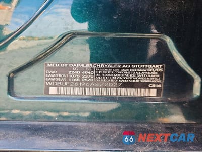 Zdjęcie 12 z 12 samochodu: 2006 MERCEDES-BENZ E 320 CDI VIN:WDBUF26J96A872027 - miniatura