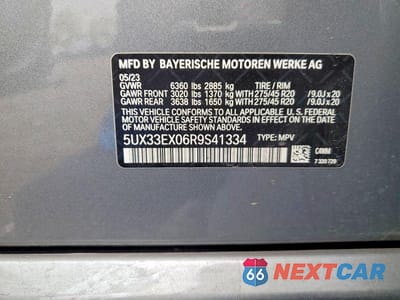 Zdjęcie 12 z 12 samochodu: 2024 BMW X6 XDRIVE40I VIN:5UX33EX06R9S41334 - miniatura