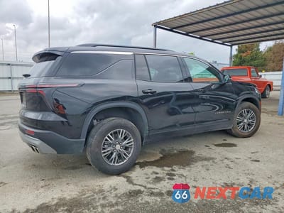 Trzecie zdjęcie samochodu z tyłu: 2025 CHEVROLET TRAVERSE LT VIN:1GNEVGRS4SJ265268 - miniatura