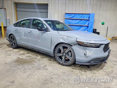 Czwarte zdjęcie samochodu z boku: 2023 HONDA ACCORD HYBRID SPORT VIN:1HGCY2F57PA011071 - miniatura