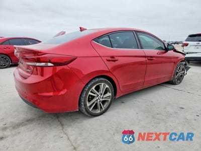 Trzecie zdjęcie samochodu z tyłu: 2018 HYUNDAI ELANTRA LIMITED VIN:5NPD84LF1JH213464 - miniatura