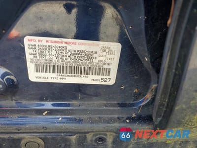 Zdjęcie 14 z 14 samochodu: 2011 MITSUBISHI OUTLANDER SE VIN:JA4AS3AW9BU031482 - miniatura