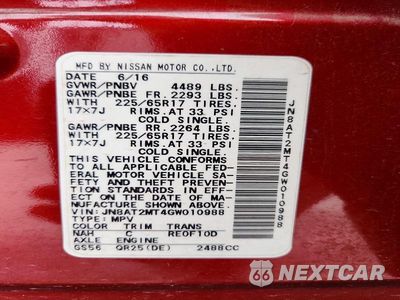 Zdjęcie 13 z 13 samochodu: 2016 NISSAN ROGUE S VIN:JN8AT2MT4GW010988 - miniatura
