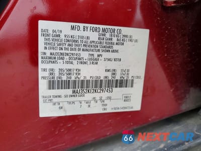 Zdjęcie 13 z 13 samochodu: 2019 FORD ECOSPORT TITANIUM VIN:MAJ3S2KE2KC297453 - miniatura