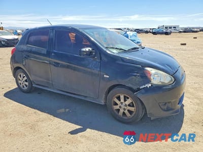 Czwarte zdjęcie samochodu z boku: 2015 MITSUBISHI MIRAGE ES VIN:ML32A4HJ3FH061009 - miniatura
