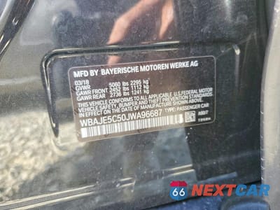 Zdjęcie 12 z 12 samochodu: 2018 BMW 540 I VIN:WBAJE5C50JWA96687 - miniatura