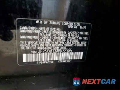 Zdjęcie 13 z 13 samochodu: 2021 SUBARU FORESTER PREMIUM VIN:JF2SKAFC6MH468785 - miniatura