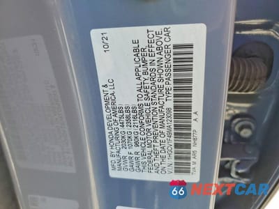 Zdjęcie 12 z 12 samochodu: 2021 HONDA ACCORD SPORT SE VIN:1HGCV1F49MA123098 - miniatura