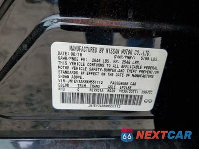Zdjęcie 13 z 13 samochodu: 2019 INFINITI Q50 3.0T LUXE VIN:JN1EV7AR8KM551112 - miniatura