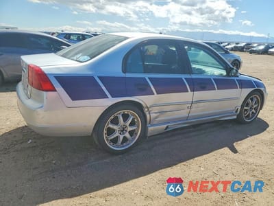 Trzecie zdjęcie samochodu z tyłu: 2001 HONDA CIVIC LX VIN:1HGES16551L029181 - miniatura