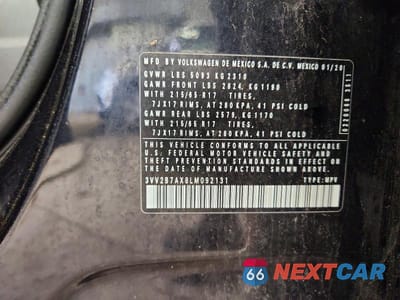 Zdjęcie 13 z 13 samochodu: 2020 VOLKSWAGEN TIGUAN SE VIN:3VV2B7AX8LM092131 - miniatura