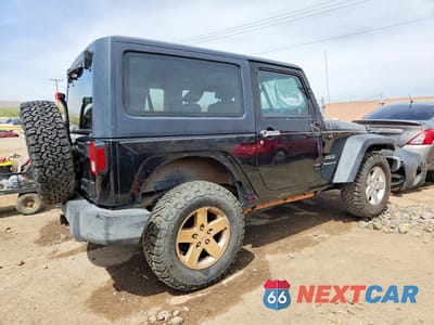 Trzecie zdjęcie samochodu z tyłu: 2012 JEEP WRANGLER SPORT VIN:1C4AJWAG9CL270587 - miniatura