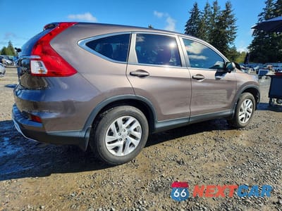Trzecie zdjęcie samochodu z tyłu: 2015 HONDA CR-V EX VIN:2HKRM4H53FH666610 - miniatura
