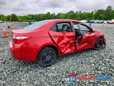 Trzecie zdjęcie samochodu z tyłu: 2014 TOYOTA COROLLA L VIN:2T1BURHE7EC196369 - miniatura