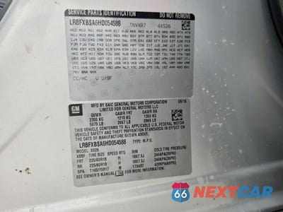 Zdjęcie 14 z 14 samochodu: 2017 BUICK ENVISION ESSENCE VIN:LRBFXBSA6HD054588 - miniatura