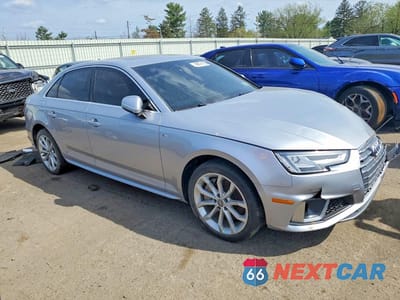 Czwarte zdjęcie samochodu z boku: 2019 AUDI A4 PREMIUM PLUS VIN:WAUENAF42KN008384 - miniatura