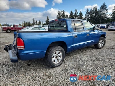 Trzecie zdjęcie samochodu z tyłu: 2004 DODGE DAKOTA QUAD SPORT VIN:1D7HL38N74S538643 - miniatura
