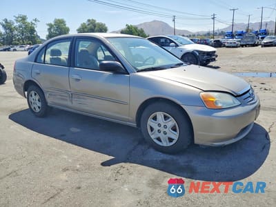 Czwarte zdjęcie samochodu z boku: 2003 HONDA CIVIC LX VIN:2HGES16503H557081 - miniatura