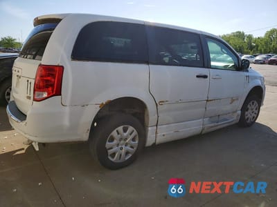Trzecie zdjęcie samochodu z tyłu: 2014 DODGE GRAND CARAVAN SE VIN:2C7WDGBG5ER360818 - miniatura