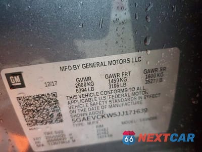 Zdjęcie 13 z 13 samochodu: 2018 BUICK ENCLAVE AVENIR VIN:5GAEVCKW5JJ171639 - miniatura