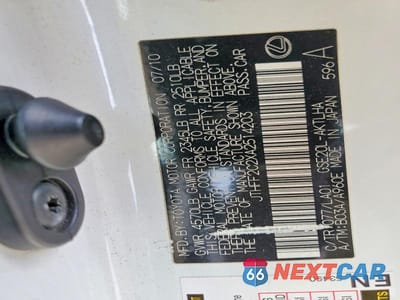 Zdjęcie 12 z 12 samochodu: 2010 LEXUS IS 250 VIN:JTHFF2C2XA2514203 - miniatura