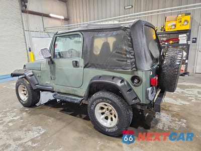 Drugie zdjęcie samochodu z przodu: 2000 JEEP WRANGLER / TJ SPORT VIN:1J4FA49SXYP712676 - miniatura