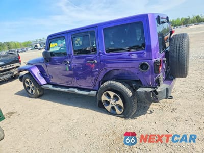Drugie zdjęcie samochodu z przodu: 2018 JEEP WRANGLER UNLIMITED SAHARA VIN:1C4BJWEG7JL816833 - miniatura