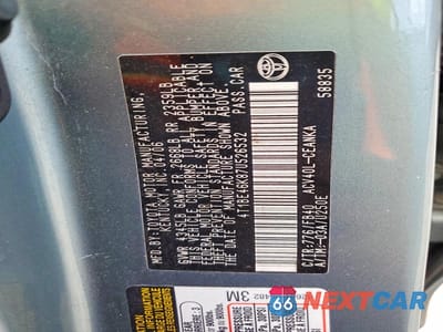 Zdjęcie 12 z 12 samochodu: 2007 TOYOTA CAMRY LE VIN:4T1BE46K87U526532 - miniatura