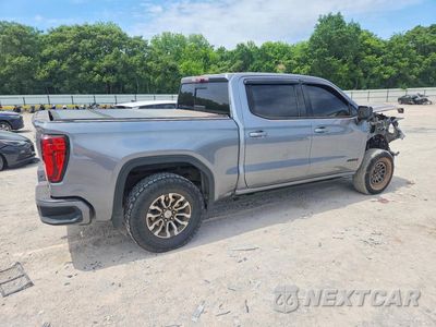 Trzecie zdjęcie samochodu z tyłu: 2021 GMC SIERRA K1500 AT4 VIN:1GTU9EET3MZ224209 - miniatura