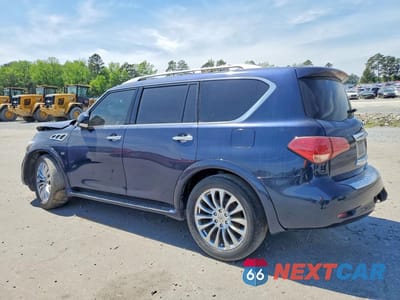 Drugie zdjęcie samochodu z przodu: 2015 INFINITI QX80 BASE VIN:JN8AZ2NF3F9574166 - miniatura