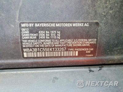 Zdjęcie 13 z 13 samochodu: 2014 BMW 320 I VIN:WBA3B1C55EK133267 - miniatura