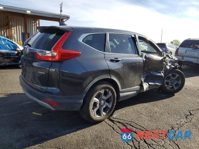 Trzecie zdjęcie samochodu z tyłu: 2019 HONDA CR-V EX VIN:5J6RW2H52KA016631 - miniatura