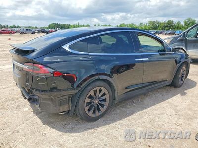 Trzecie zdjęcie samochodu z tyłu: 2018 TESLA MODEL X VIN:5YJXCBE29JF136366 - miniatura