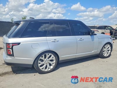 Trzecie zdjęcie samochodu z tyłu: 2019 LAND ROVER RANGE ROVER HSE VIN:SALGS2SV6KA516947 - miniatura
