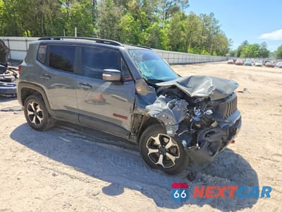 Czwarte zdjęcie samochodu z boku: 2020 JEEP RENEGADE TRAILHAWK VIN:ZACNJBC10LPL32356 - miniatura