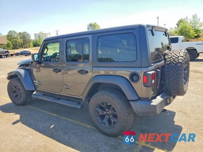 Drugie zdjęcie samochodu z przodu: 2018 JEEP WRANGLER UNLIMITED SPORT VIN:1C4HJXDG4JW277460 - miniatura