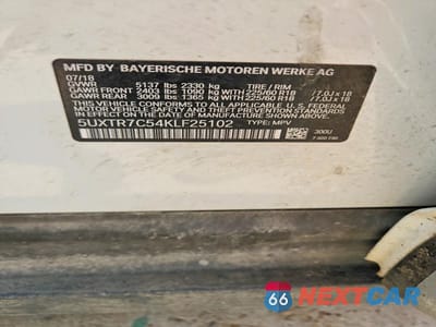 Zdjęcie 13 z 13 samochodu: 2019 BMW X3 SDRIVE30I VIN:5UXTR7C54KLF25102 - miniatura