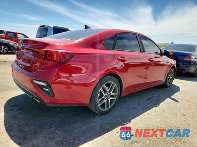 Trzecie zdjęcie samochodu z tyłu: 2019 KIA FORTE S VIN:3KPF34AD6KE050597 - miniatura