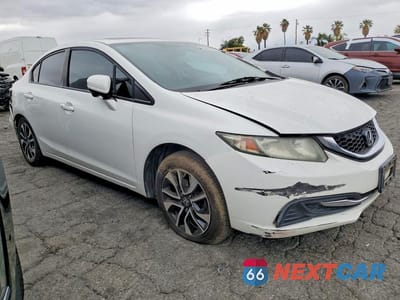 Czwarte zdjęcie samochodu z boku: 2014 HONDA CIVIC EX VIN:19XFB2F84EE247517 - miniatura