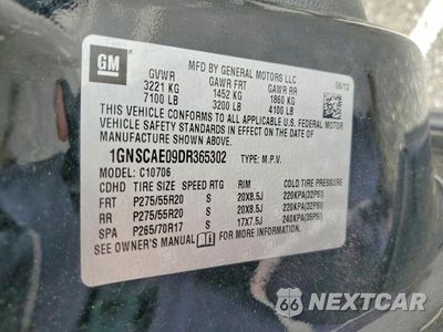 Zdjęcie 14 z 14 samochodu: 2013 CHEVROLET TAHOE C1500 LS VIN:1GNSCAE09DR365302 - miniatura