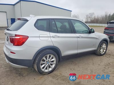 Trzecie zdjęcie samochodu z tyłu: 2013 BMW X3 XDRIVE28I VIN:5UXWX9C53D0A28626 - miniatura