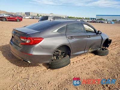 Trzecie zdjęcie samochodu z tyłu: 2019 HONDA ACCORD SPORT VIN:1HGCV1F3XKA113359 - miniatura