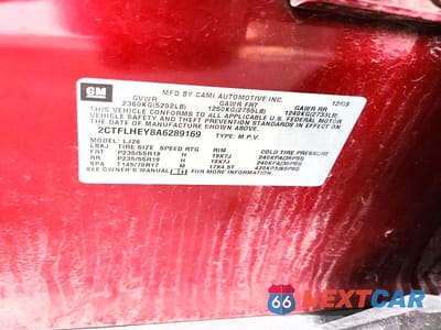 Zdjęcie 14 z 14 samochodu: 2010 GMC TERRAIN SLT VIN:2CTFLHEY8A6289169 - miniatura