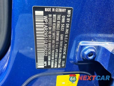 Zdjęcie 13 z 13 samochodu: 2016 PORSCHE MACAN S VIN:WP1AB2A51GLB56222 - miniatura