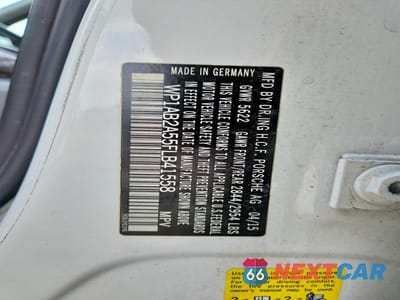 Zdjęcie 13 z 13 samochodu: 2015 PORSCHE MACAN S VIN:WP1AB2A55FLB41558 - miniatura