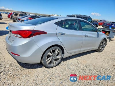 Trzecie zdjęcie samochodu z tyłu: 2014 HYUNDAI ELANTRA LIMITED VIN:5NPDH4AE8EH464854 - miniatura