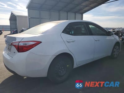 Trzecie zdjęcie samochodu z tyłu: 2014 TOYOTA COROLLA LE VIN:5YFBURHE4EP050589 - miniatura