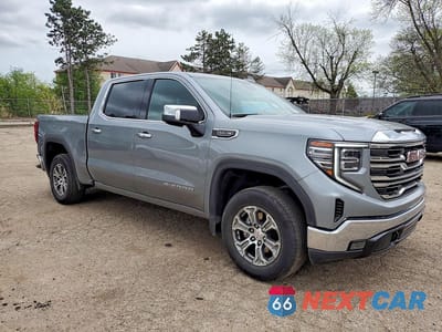 Czwarte zdjęcie samochodu z boku: 2025 GMC SIERRA K1500 SLT VIN:3GTUUDED5SG250888 - miniatura