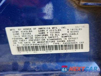 Zdjęcie 12 z 12 samochodu: 2016 ACURA ILX PREMIUM VIN:19UDE2F89GA005571 - miniatura